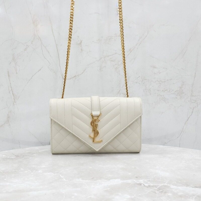 [럭스유] 생로랑 엔벨로프 체인 숄더백 스몰 600195 - Saint Laurent