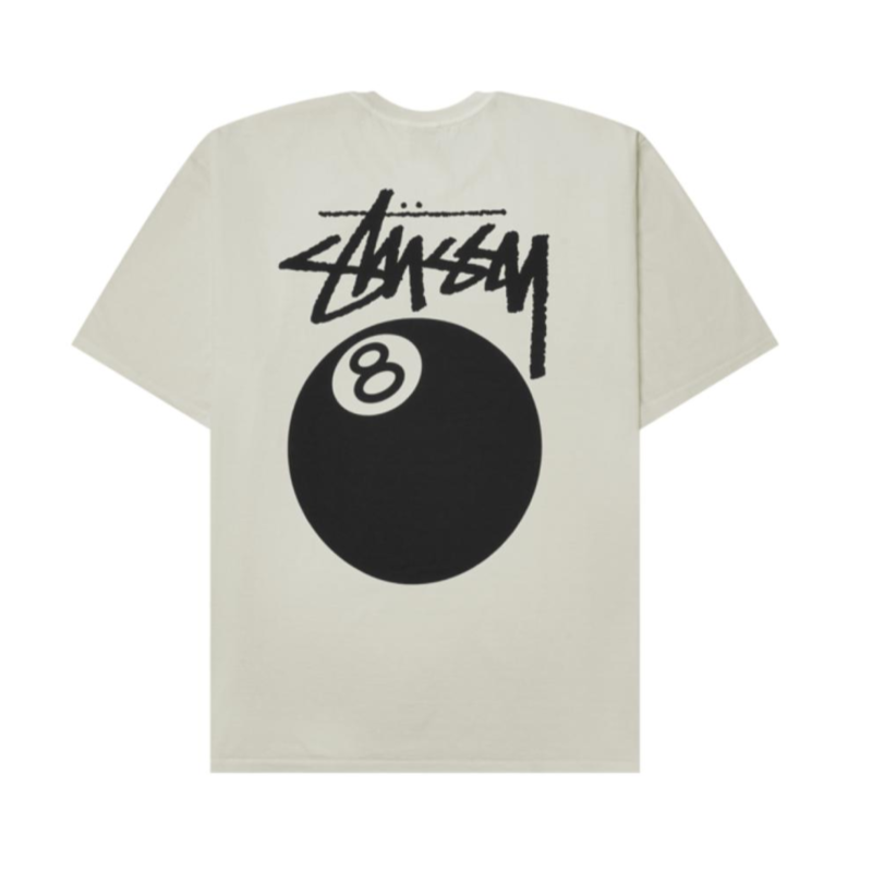 스투시 8볼 피그먼트 다이드 티셔츠 내츄럴 1905022 - Stussy