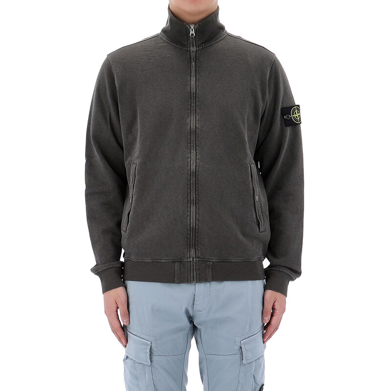 국내배송 26SS 스톤아일랜드 와펜 패치 코튼 집업 자켓 L1S156100033 S0060 V0165 - Stone Island