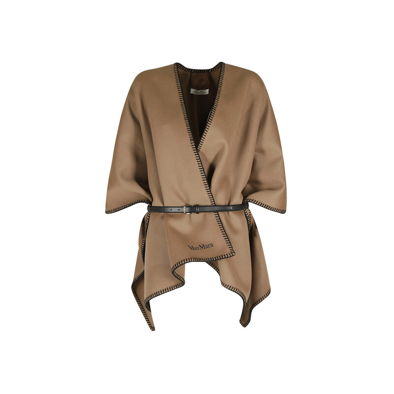 26SS 콜롬바 MXACOLOMBA 벨티드 케이프 브라운 2614541121 035 - Max Mara