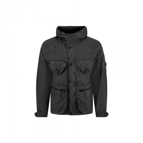 26SS 렌즈 와펜 파나마 R 믹스드 고글 자켓 그레이 20CMOW072A 110540S 921 - CP company