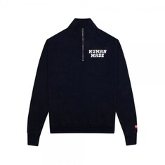 26SS 로고 프린트 하프 집업 맨투맨 네이비 HM30CS010 NAVY 썸네일 1