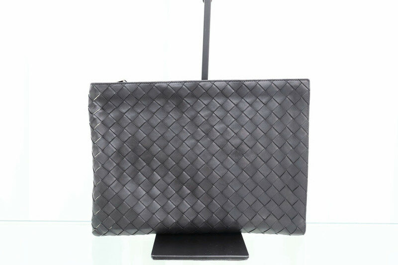 보테가 베네타 하프 지퍼 블랙 607479 남성 클러치 - Bottega Veneta