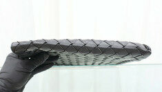 보테가 베네타 하프 지퍼 블랙 607479 남성 클러치 썸네일 2