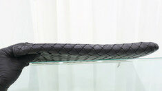 보테가 베네타 하프 지퍼 블랙 607479 남성 클러치 썸네일 4