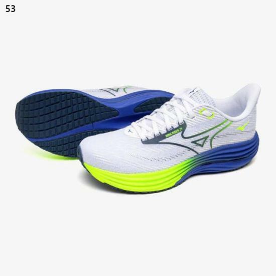 26SS 미즈노 스니커즈 J1GC2503 WHITE ESTATE BLUE LIGHTNING YELLOW DOM - Mizuno