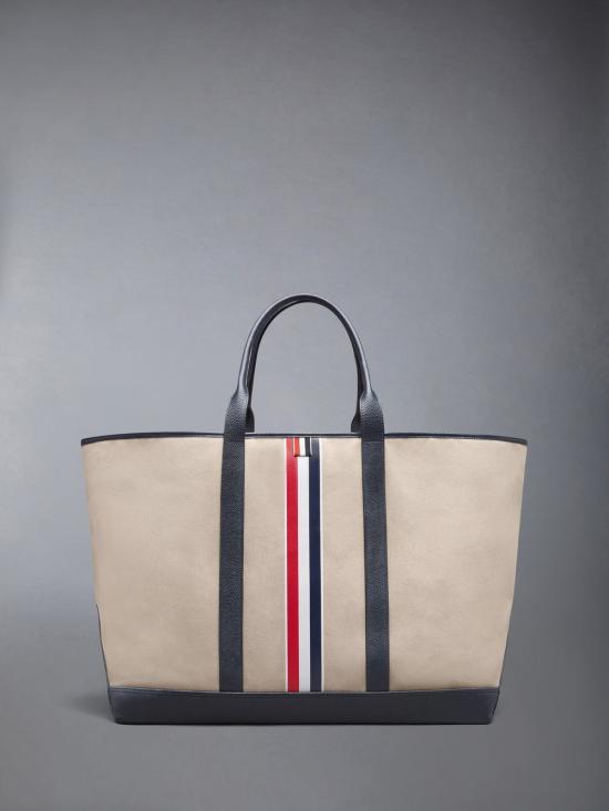26SS 톰브라운 토트백 UAG260A F0492 415 NAVY DOM - Thom Browne