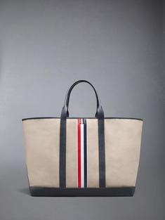 26SS 톰브라운 토트백 UAG260A F0492 415 NAVY DOM 썸네일 1