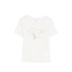 26SS 리던 반팔 티셔츠 02WTNT003 VINTAGE WHITE DOM 썸네일 2