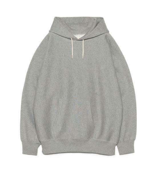 26SS 나나미카 후드 티셔츠 S26SH009E HG HEATHER GRAY DOM - Nanamica