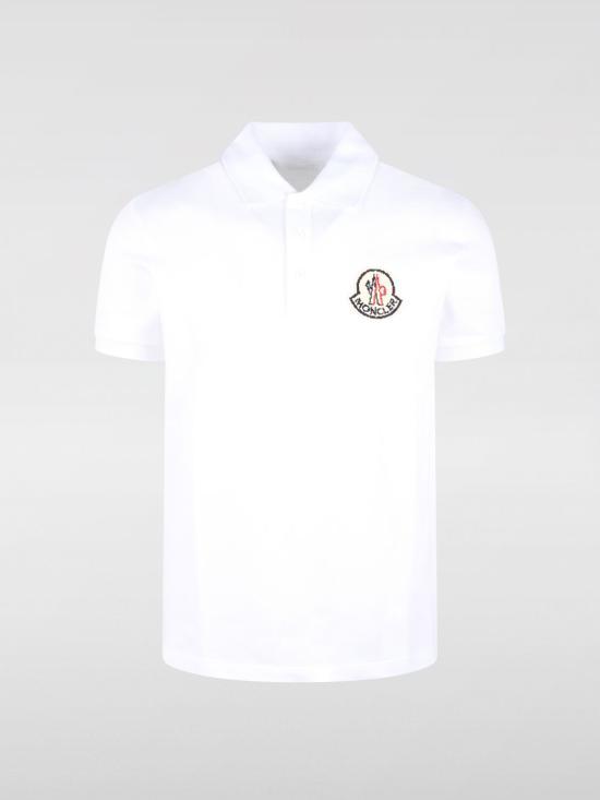 26SS 몽클레어 폴로 티셔츠 8A00005 89A16 00A WHITE DOM - Moncler