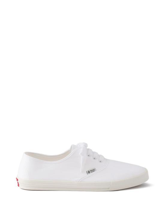 26SS 프라다 드릴 패브릭 스니커즈 2EE467 3LKE F0009 WHITE DOM - Prada