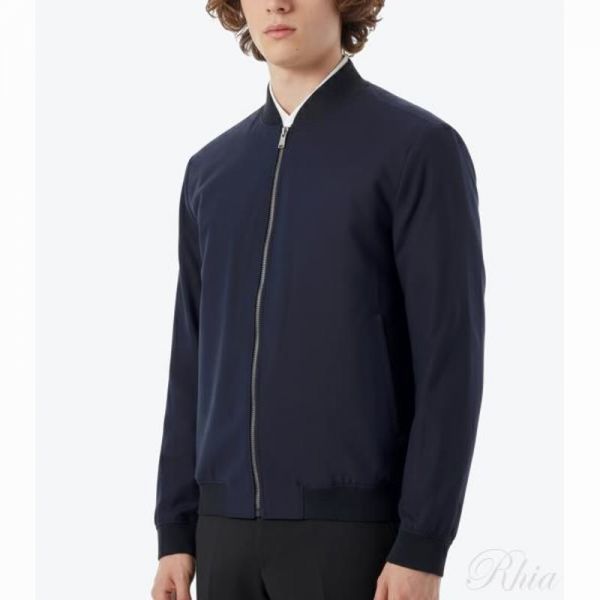 휴고보스 슬림핏 자켓 50546057 404 머신 워셔블 스트레치 패브릭 슬림 핏 재킷 - Hugo Boss