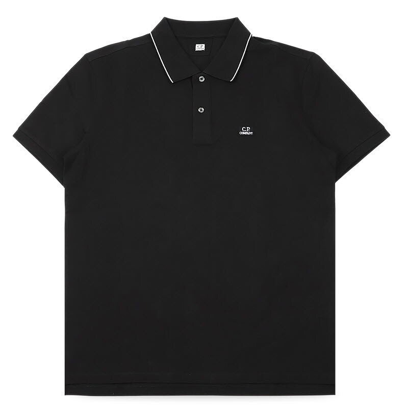 디몬트 CP컴퍼니 남성 로고 스트레치 코튼 PK 반팔(블랙) RCCMPL722A 005263W 999 - CP company