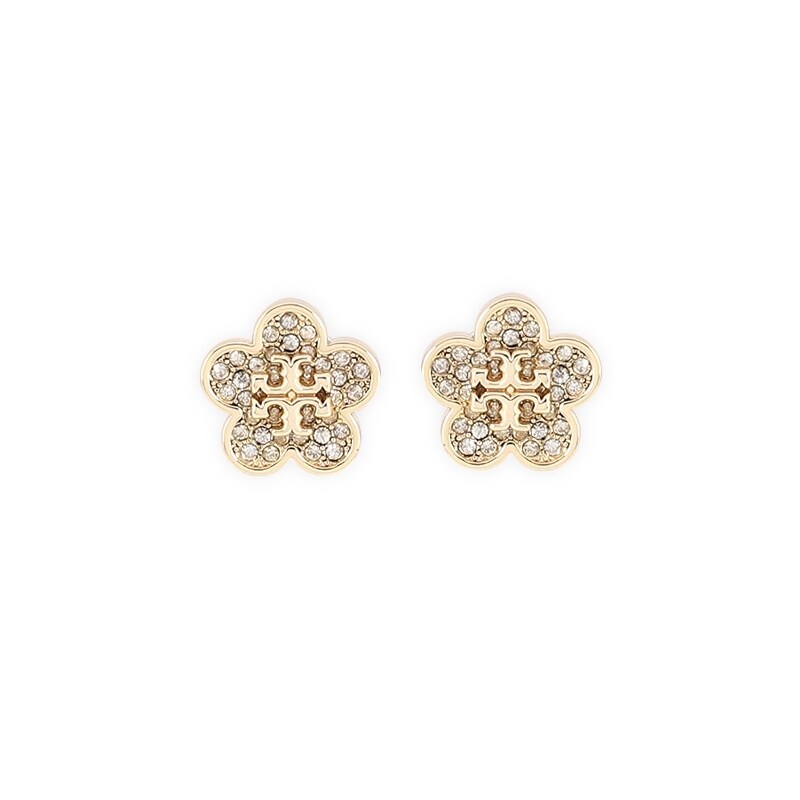 디몬트 토리버치 여성 플라워 라인스톤 스터드 이어링(골드) 157352 783 - Tory Burch