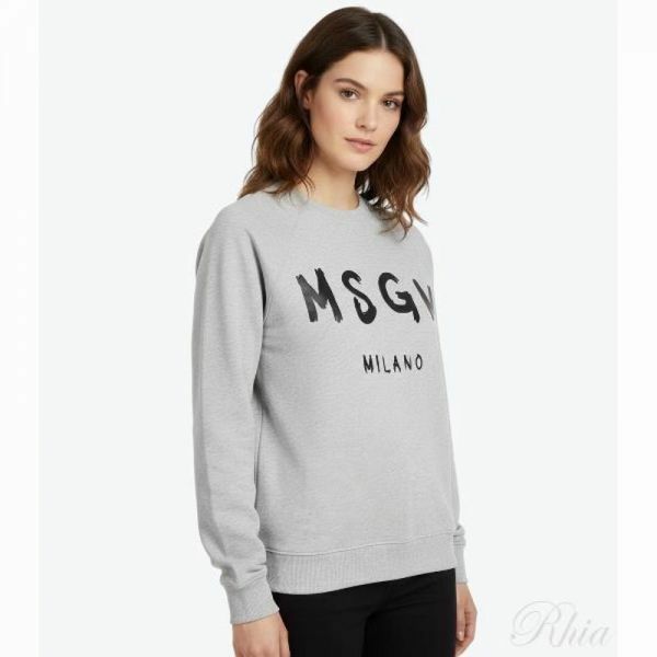 MSGM 브러쉬드 로고 맨투맨 2000MDM513 200003 94 - MSGM