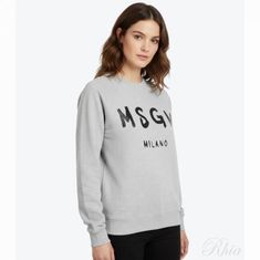 MSGM 브러쉬드 로고 맨투맨 2000MDM513 200003 94 썸네일 1