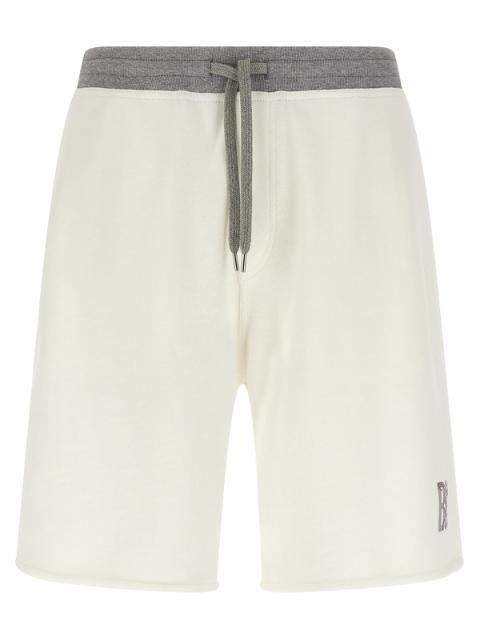 오늘출고 BRUNELLO CUCINELLI 브루넬로 쿠치넬리 화이트 쇼츠 - Brunello Cucinelli