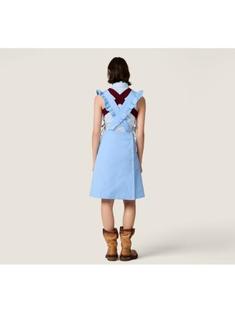 오늘출고 MIU MIU 미우미우 블루 미니 드레스 썸네일 3
