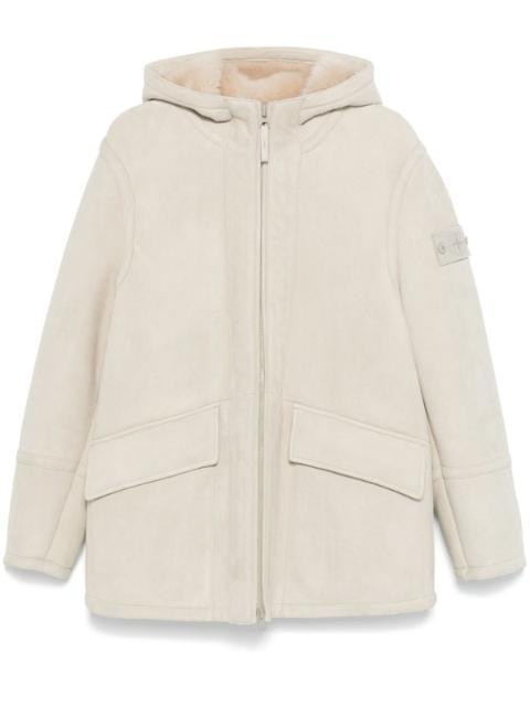 오늘출고 STONE ISLAND 스톤아일랜드 고스트 스웨이드 후드 자켓 - Stone Island