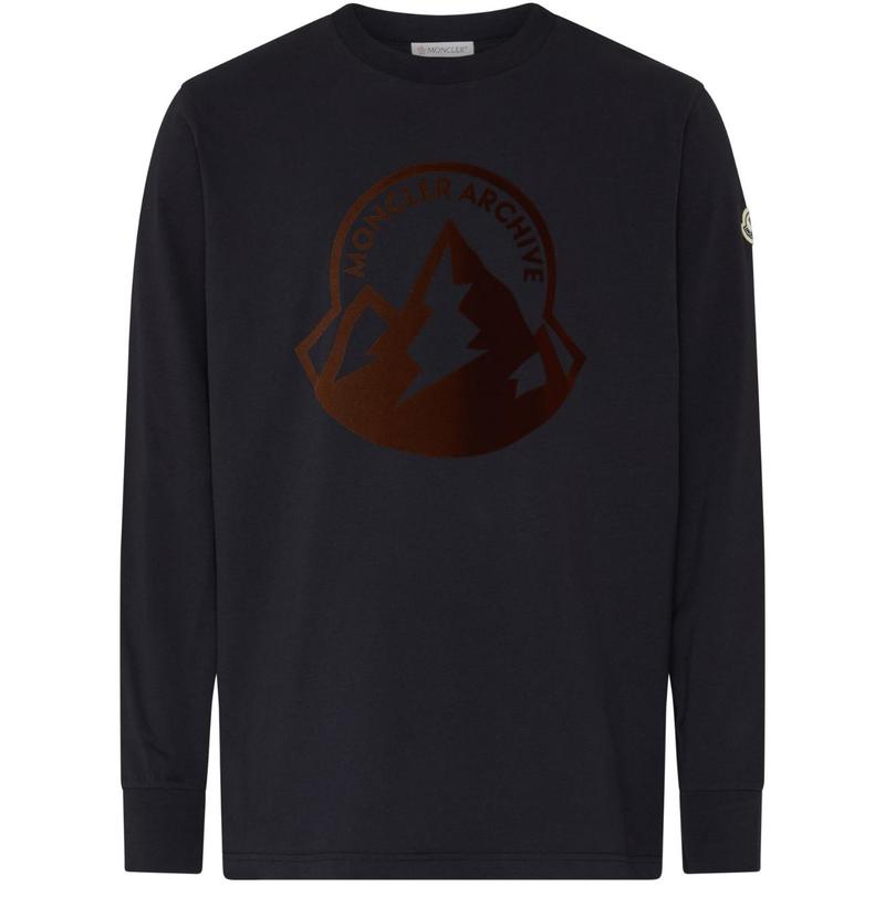 국내발송 몽클레어 Printed long sleeved t shirt - Moncler