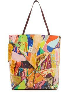 국내발송 로에베 Large puzzle fold tote with print 썸네일 4