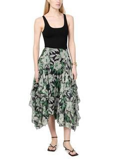 국내발송 로에베 Floral print flowing skirt 썸네일 2