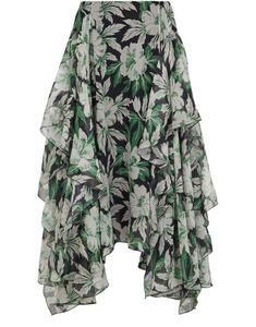 국내발송 로에베 Floral print flowing skirt 썸네일 1