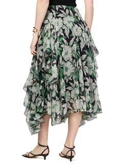 국내발송 로에베 Floral print flowing skirt 썸네일 5