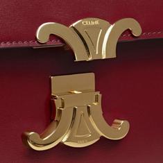 국내발송 셀린느 Medium Triomphe bag in shiny calfskin 썸네일 4
