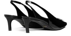 국내발송 셀린느 Alma Triomphe slingbacks in glossy calfskin 썸네일 3