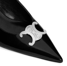 국내발송 셀린느 Alma Triomphe slingbacks in glossy calfskin 썸네일 4