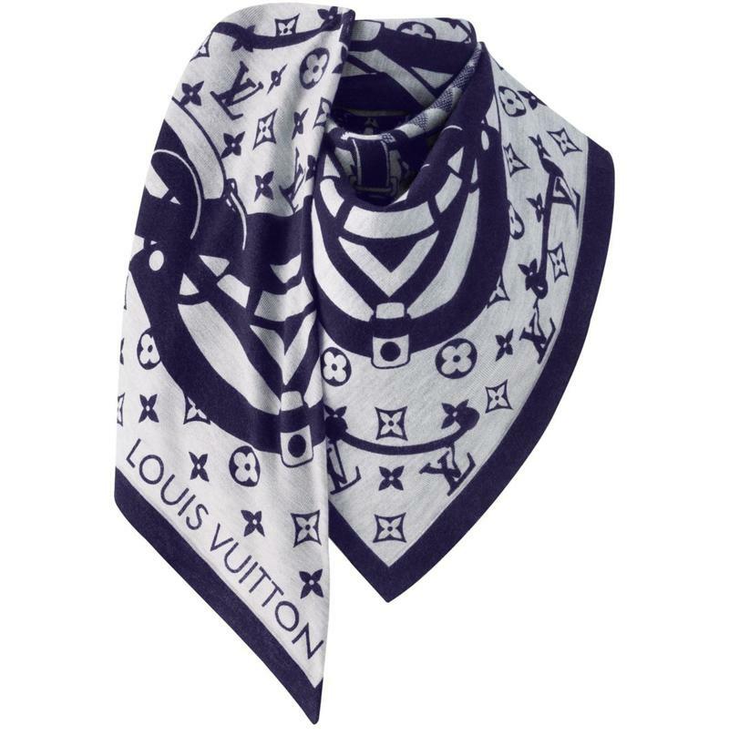 국내발송 루이비통 Flower And Straps Shawl - Louis Vuitton