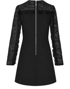 국내발송 루이비통 Monogram Lace Frill sleeve dress 썸네일 4