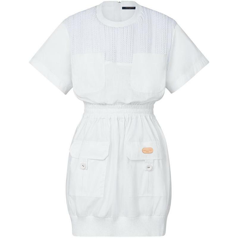 국내발송 루이비통 Utility Style Woven Insert Dress - Louis Vuitton