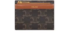 국내발송 셀린느 Compact wallet Triomphe in Triomphe canvas 썸네일 3