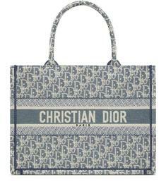 국내발송 디올 Medium Dior Book Tote Dior Oblique embroidery 썸네일 1