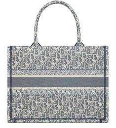 국내발송 디올 Medium Dior Book Tote Dior Oblique embroidery 썸네일 3