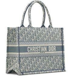 국내발송 디올 Medium Dior Book Tote Dior Oblique embroidery 썸네일 2