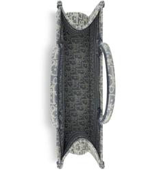 국내발송 디올 Medium Dior Book Tote Dior Oblique embroidery 썸네일 4