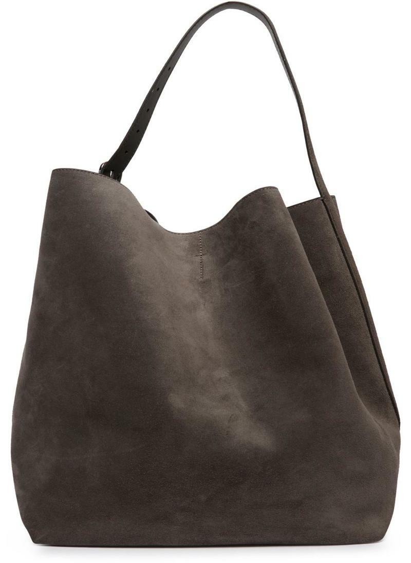 국내발송 토템 Espresso leather shoulder bag - Toteme