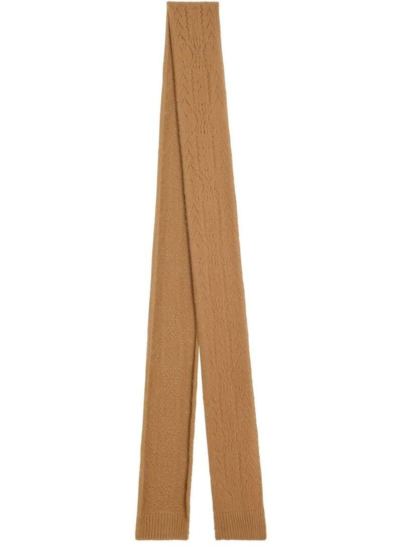 국내발송 셀린느 Scarf in cashmere and silk pointelle - Celine