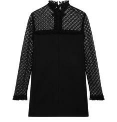 국내발송 셀린느 Lace mini dress in diagonal wool 썸네일 5