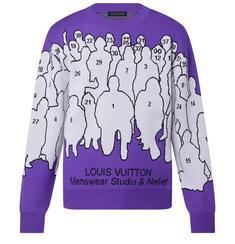 국내발송 루이비통 Studio Jacquard Crewneck 썸네일 1