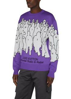 국내발송 루이비통 Studio Jacquard Crewneck 썸네일 3