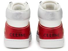 국내발송 셀린느 Ct 01  z  trainer high top sneaker in laminated calfskin   calfskin 썸네일 3