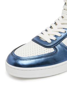 국내발송 셀린느 Ct 01  z  trainer high top sneaker in laminated calfskin   calfskin 썸네일 5