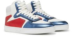 국내발송 셀린느 Ct 01  z  trainer high top sneaker in laminated calfskin   calfskin 썸네일 2