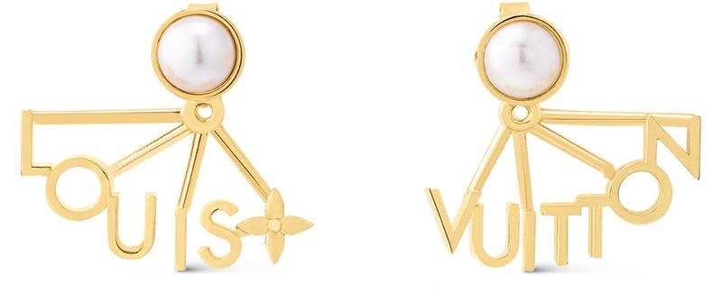 국내발송 루이비통 LV Spelling Earrings - Louis Vuitton