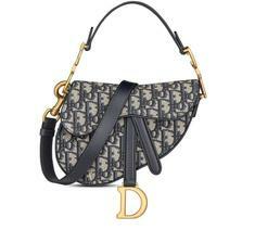 국내발송 디올 Mini Saddle bag with strap 썸네일 1